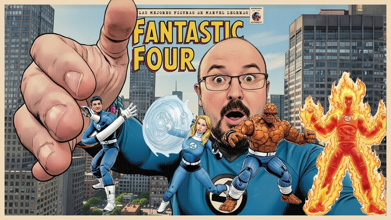 Los 4 Fantásticos en Marvel Legends: unboxing completo + fallitos curiosos (y por qué me encantan)