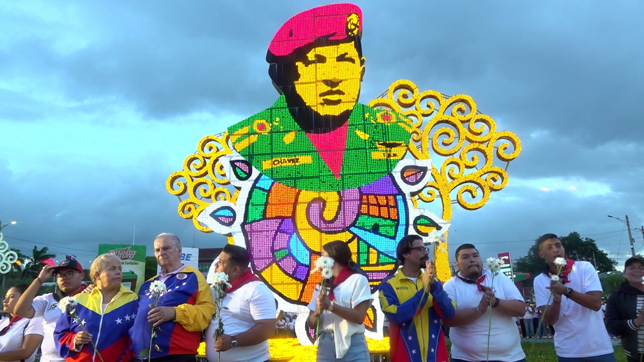 Juventud heroica rinde homenaje al comandante eterno Hugo Chávez
