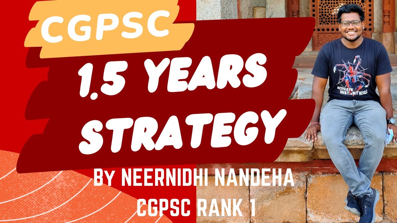 CGPSC Booklist By NEERNIDHI NANDEHA, Deputy Collector, CGPSC Rank 1