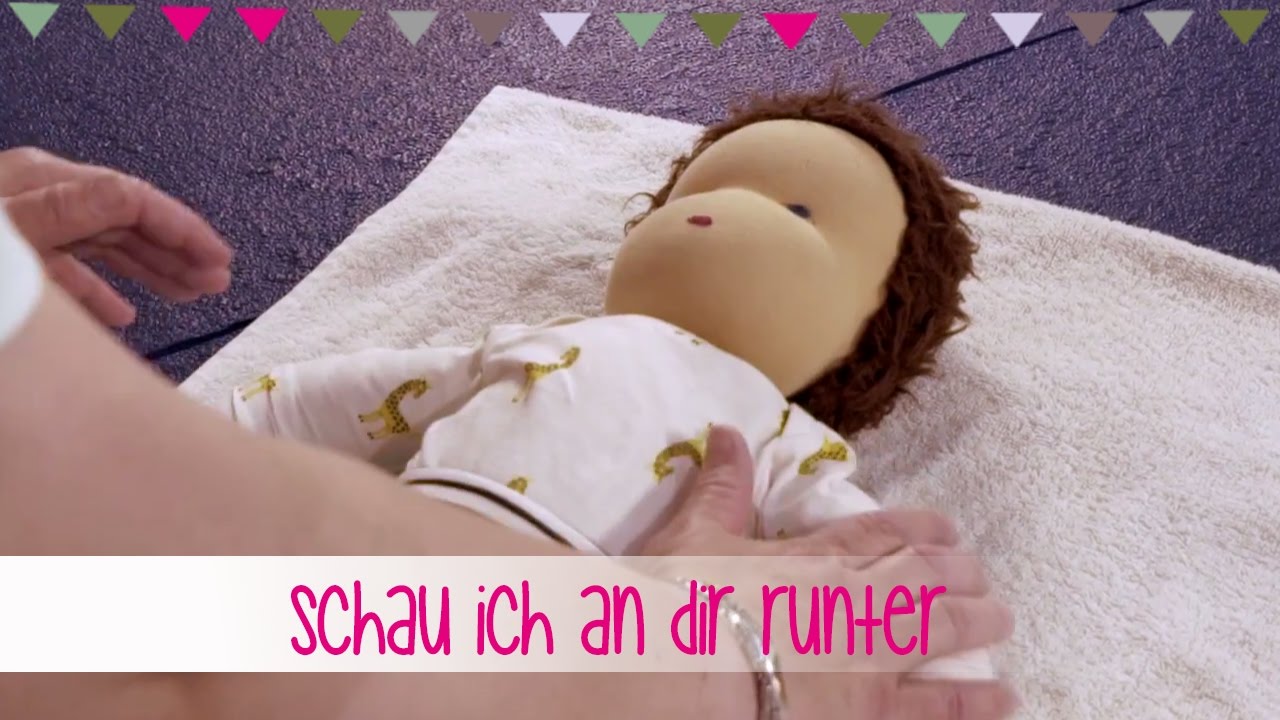 Schau ich an dir runter (Fingerspiel) - Lieder aus dem Babykurs (Kinderlieder)