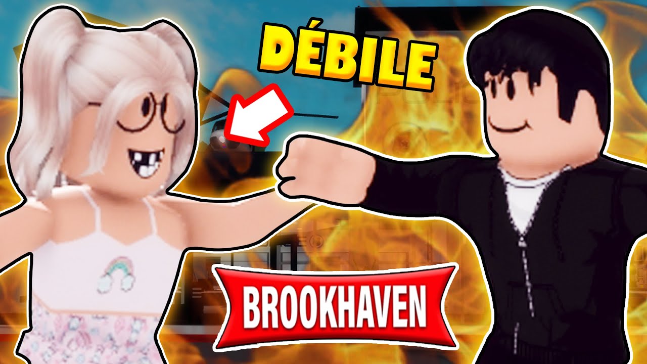 QUAND UNE DÉBILE FAIT ÉQUIPE AVEC UN CRIMINEL SUR BROOKHAVEN! 😂 | ROBLOX BROOKHAVEN MINI FILM RP