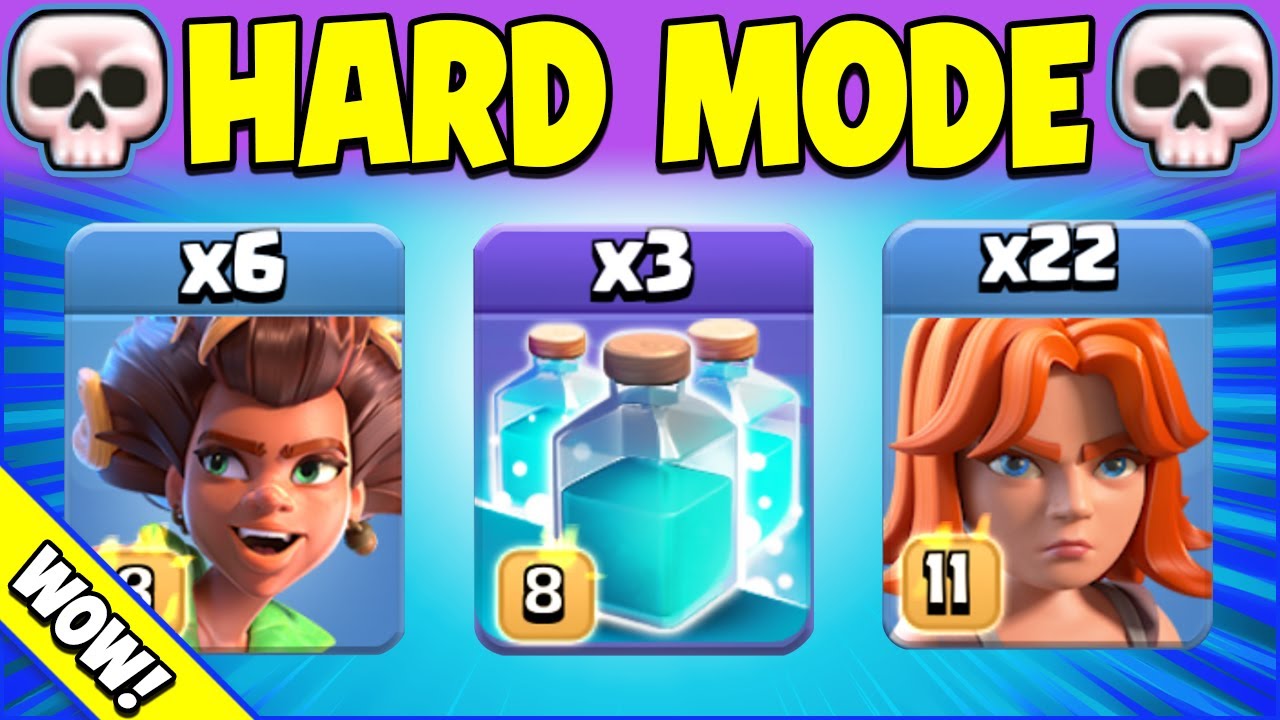 This EASY Spam Attack DESTROYS Hard Mode!!! TH16 Attack Strategy (Clash of Clans)