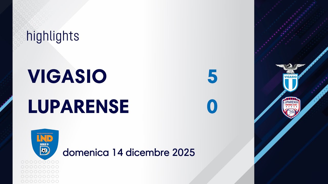 VIGASIO - LUPARENSE 5-0 | highlights