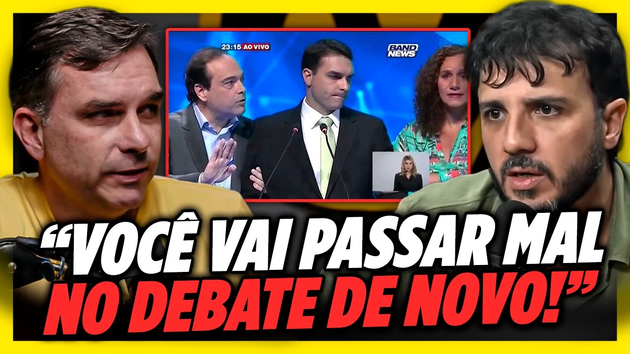 FL&Aacute;VIO BOLSONARO ATACA RENAN SANTOS NO FLOW | Cortes do @MBLiveTV