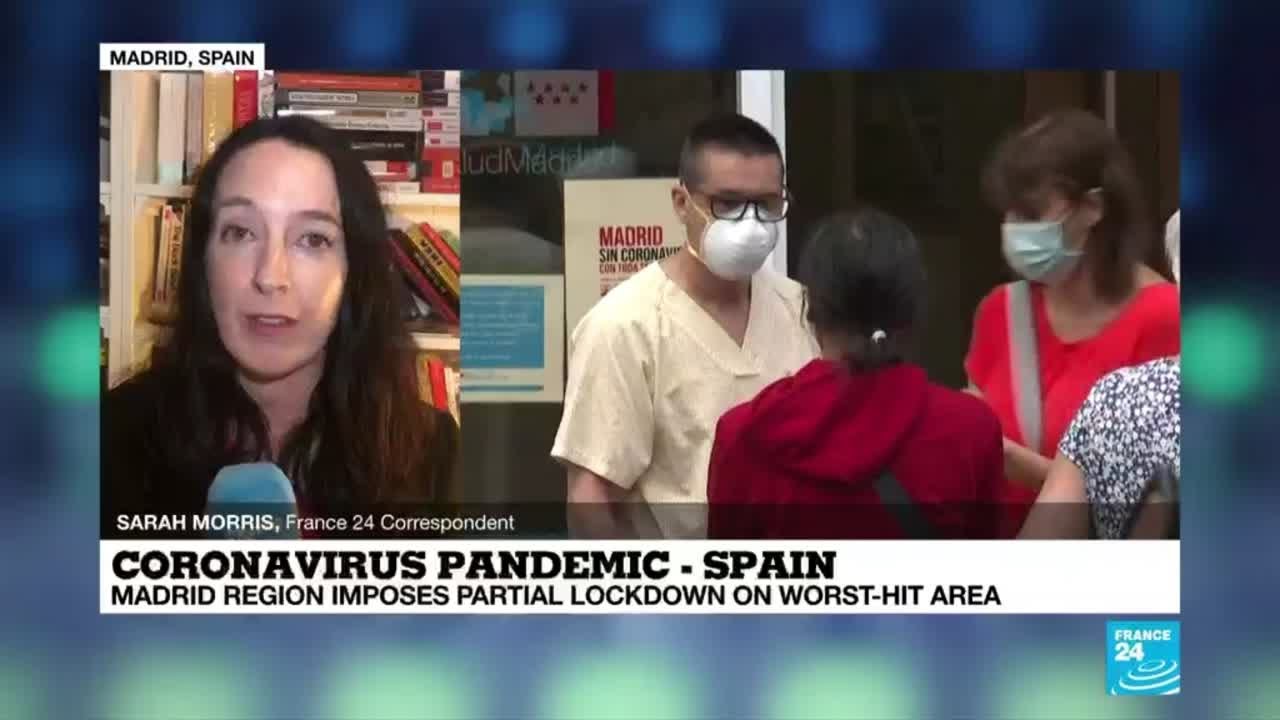 Coronavirus pandemic: Spanish capital region orders partial lockdown