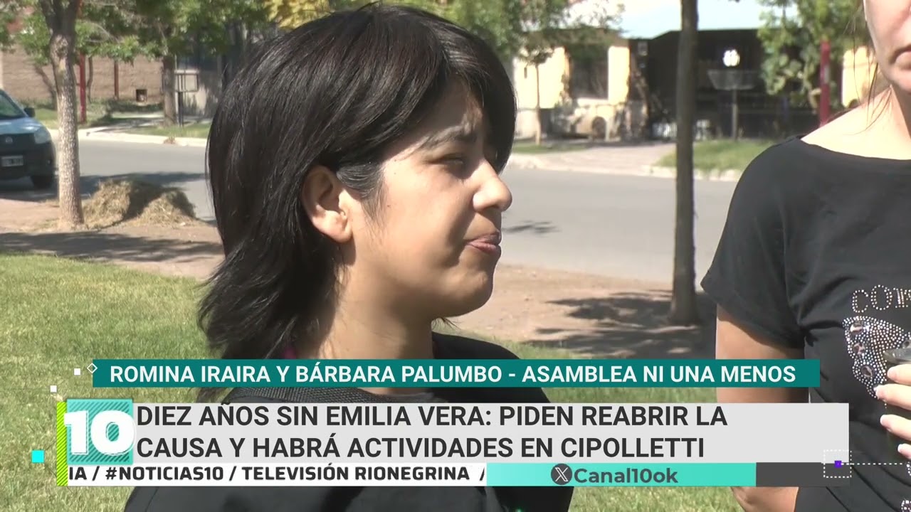 Diez años sin Emilia Vera: piden abrir la causa y habrá actividades en Cipolletti,
