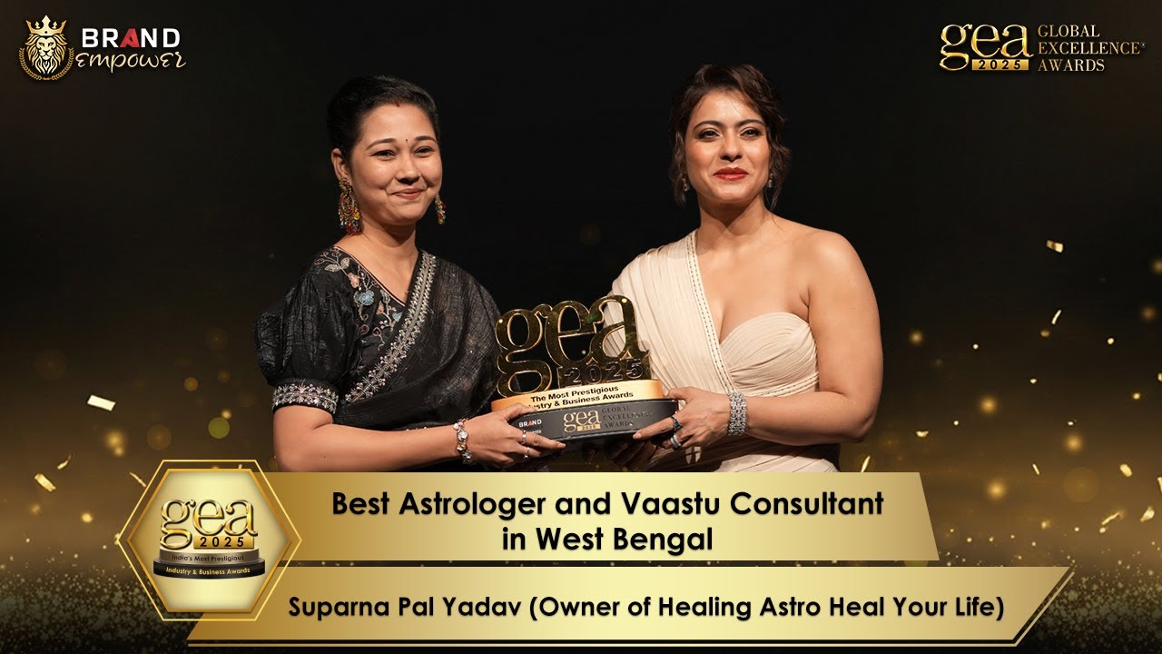 Suparna Pal Yadav Wins Best Astrologer & Vaastu Consultant Award at Global Excellence Awards 2025 |