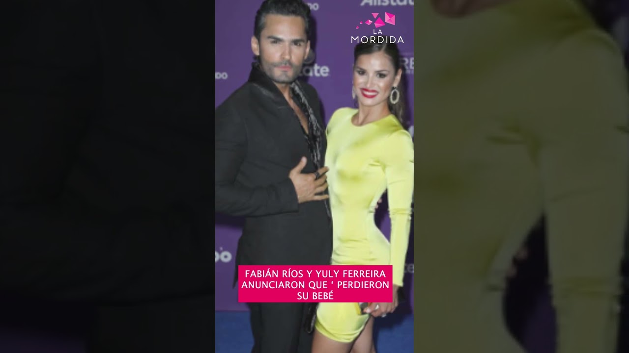 Fabi&aacute;n R&iacute;os y su esposa pierden al beb&eacute; que esperaban 💔