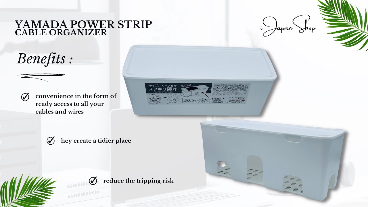 Made in Japan Power Strip Cable Organizer|iJapanShop