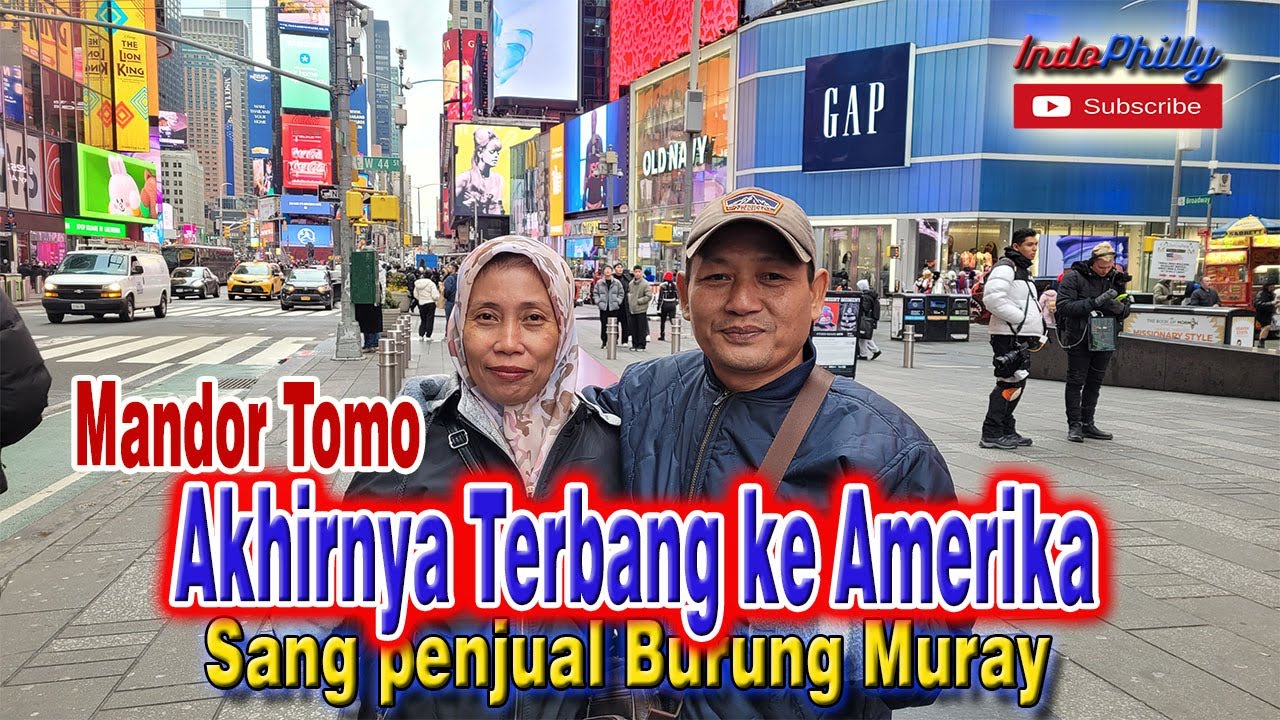 Mandor Tomo, penjual burung Muray Batu. Akhirnya Terbang ke Amerika