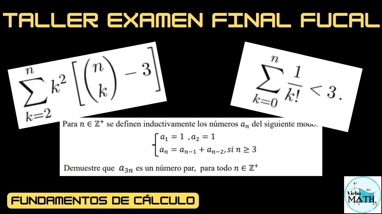 TALLER EXAMEN FINAL 23.1 || FUNDAMENTOS DE CÁLCULO
