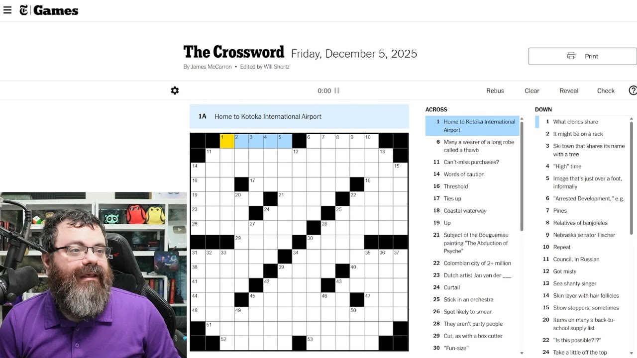 Learning Crossword Week 81 | NYT Crossword Friday Dec 5th, 2025