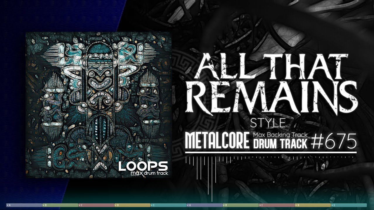 Metalcore Drum Track / All That Remains Style / 200 bpm