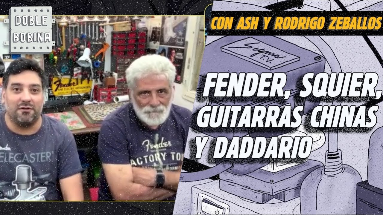 Ash y Rodrigo Zeballos: Fender, Squier, guitarras chinas y más.