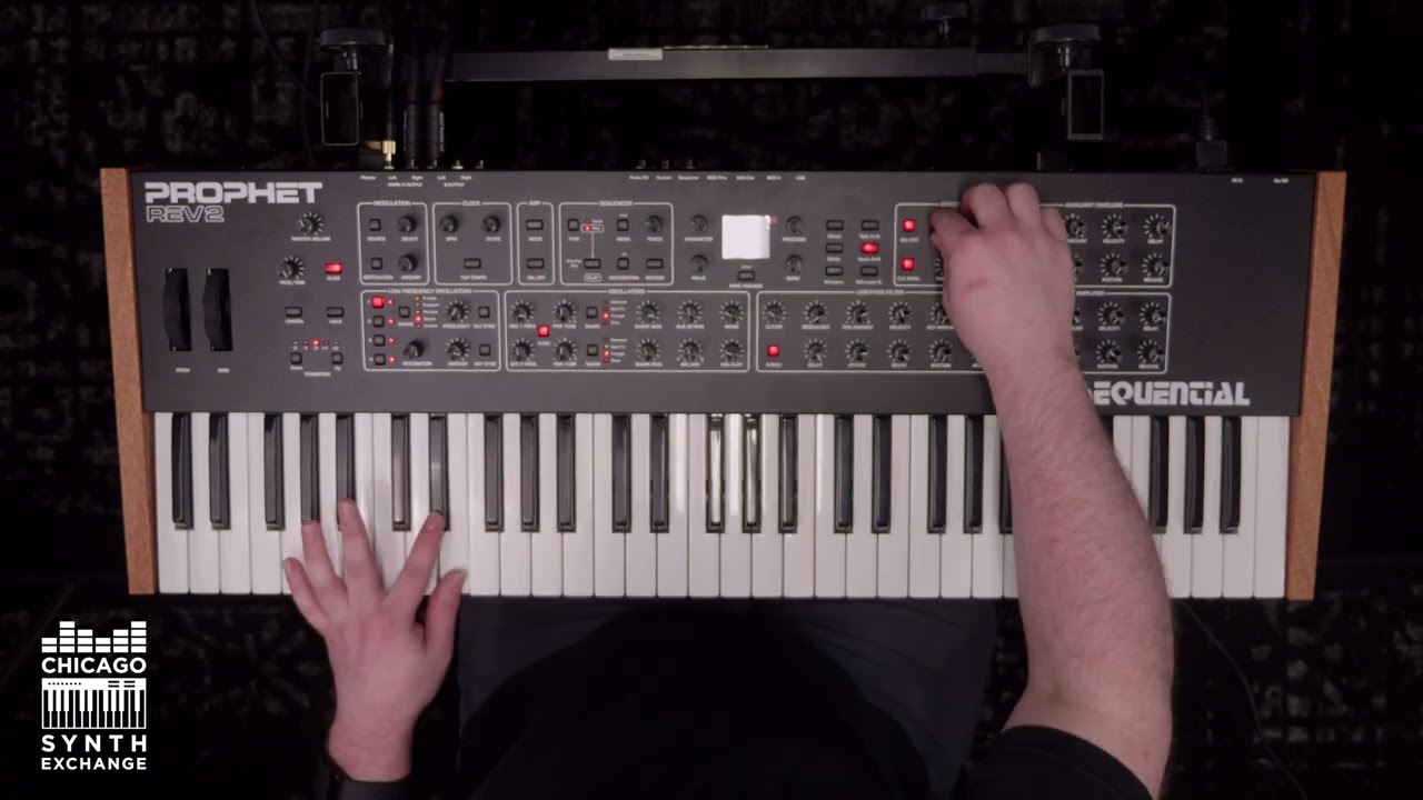 Sequential Prophet Rev2 16-Voice Sounds Demo | Chicago Synth Exchange