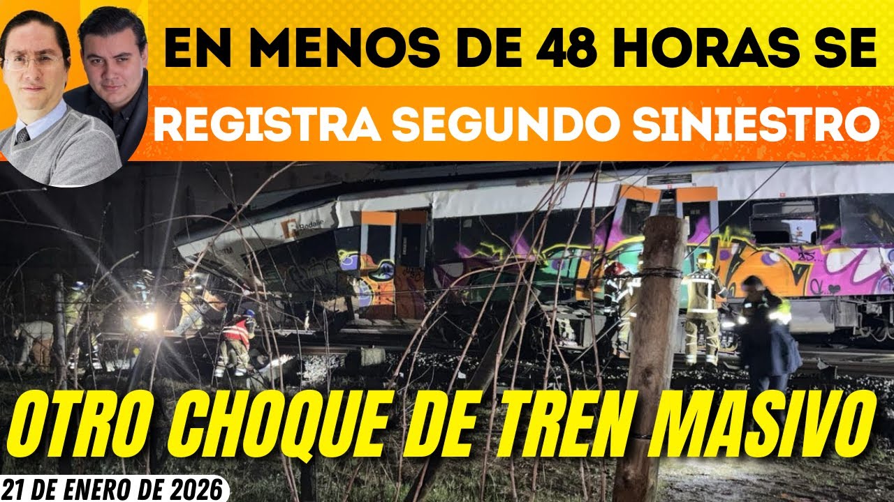#MañaneraPresidenta | CHOCAN OTROS TRENES EN MENOS DE 48 HORAS EN ESPAÑA