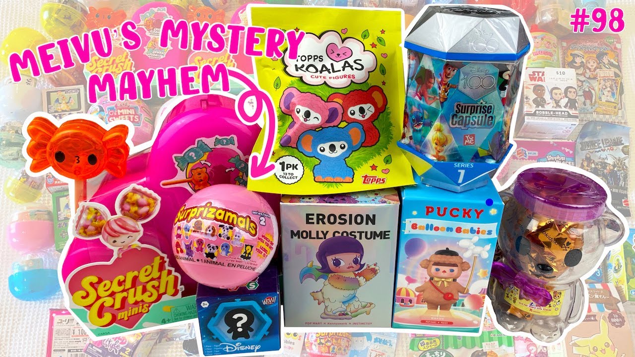 UNBOXING 8 BLIND BOXES! POP MART Pucky, Disney Surprise Capsule, Secret Crush, Tokidoki | MMM #98