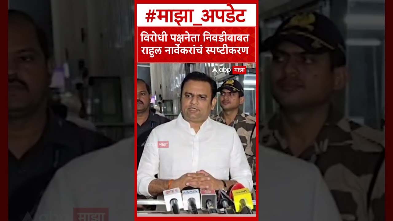 Rahul Narvekar on Opposition Leader : विरोधी पक्षनेता निवडीबाबत राहुल नार्वेकरांचं स्पष्टीकरण