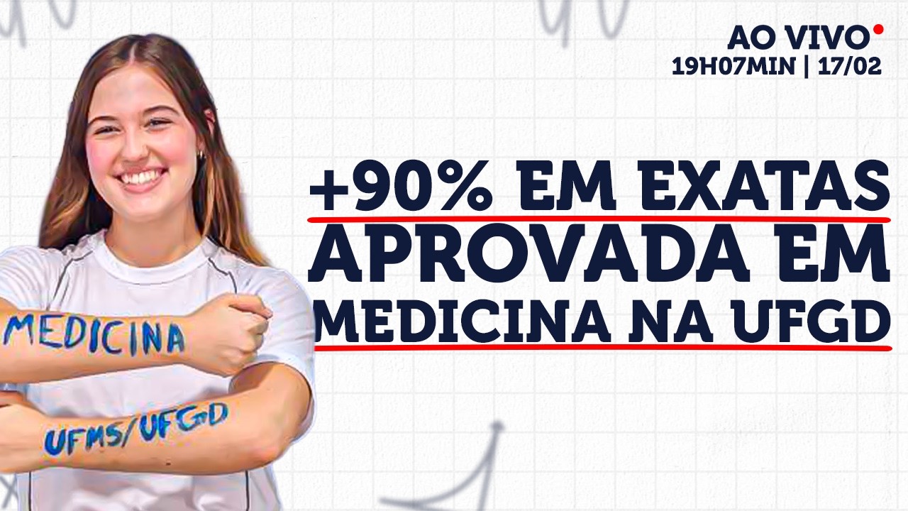 Como ela TIROU +90% em EXATAS e passou em MEDICINA NA UFGD | Falando com Lendas 2026 #7