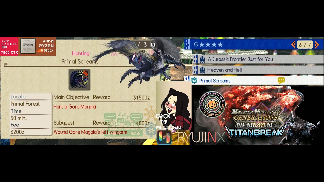 [PC] Monster Hunter Generations Ultimate - TITANBREAK [SCARDEY CAT] [4KHD] - G4☆ CHAOTIC GORE