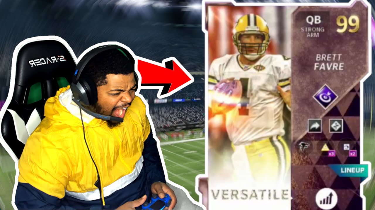 99 OVR BRETT FAVRE PLAYS LIKE A GOLDEN TICKET! | MADDEN 21 ULTIMATE TEAM