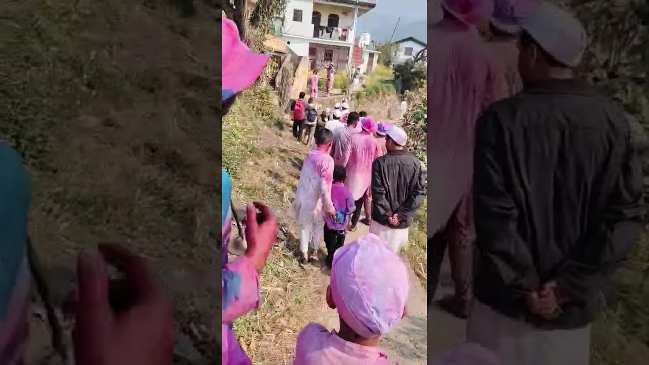 #छलडी #होली के बाद #पानी रंग की होली
