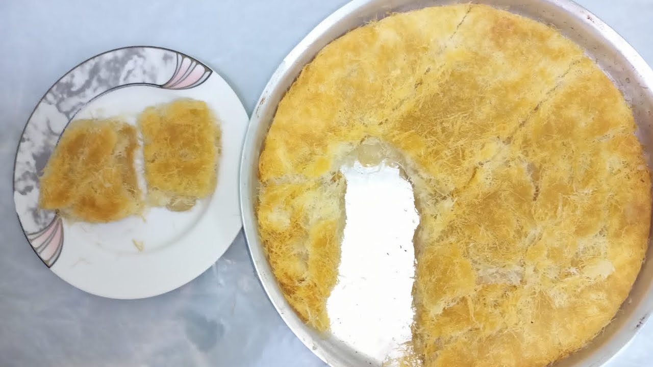 الكنافة السادة ب طعم تحفة🥰🥰