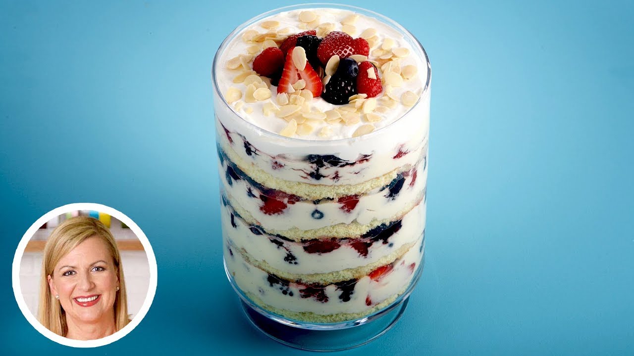 Professional Baker Teaches You How To Make ENGLISH TRIFLE!