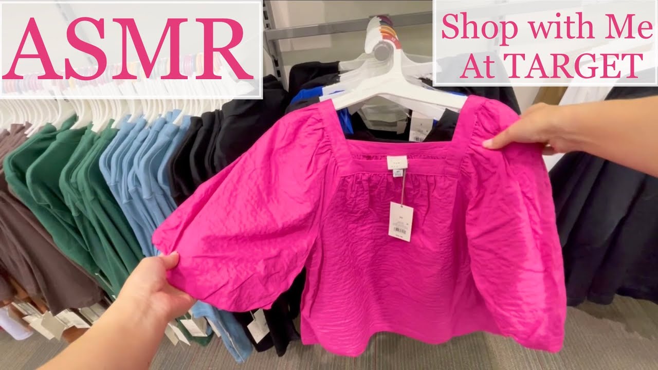 【ASMR】Shop with Me at TARGET | Women Clothing | No Talking