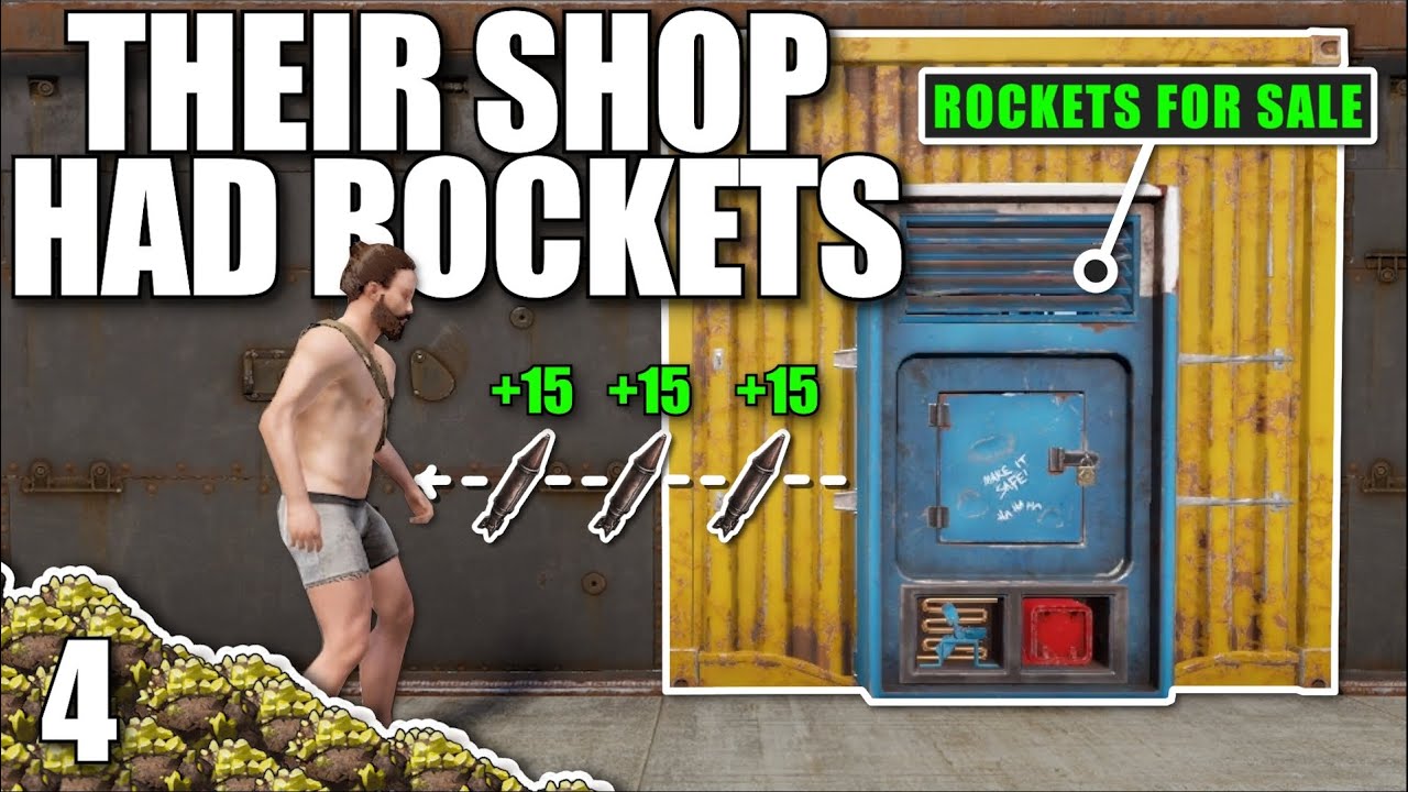 I STOLE A CLANS ROCKETS FROM THEIR SHOP | Solo Rust