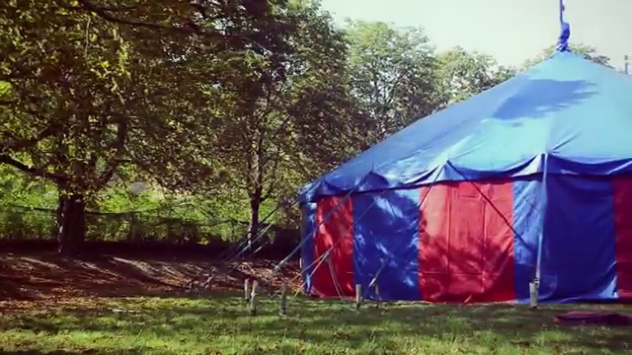 Schenkspass Zeltaufbau Circuszelt 16x 24m