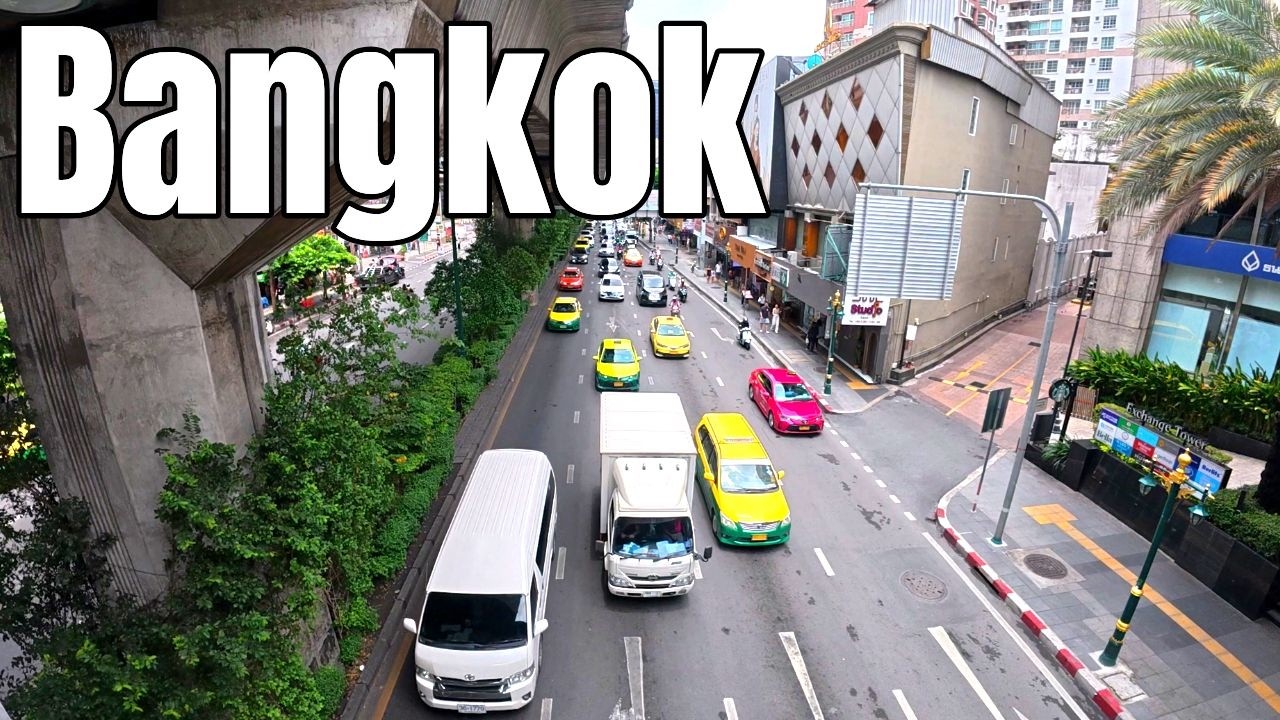 BangkokAmbience | 4K No Talking | ASMR Travel Sounds & Relaxation #bangkok  #thailand