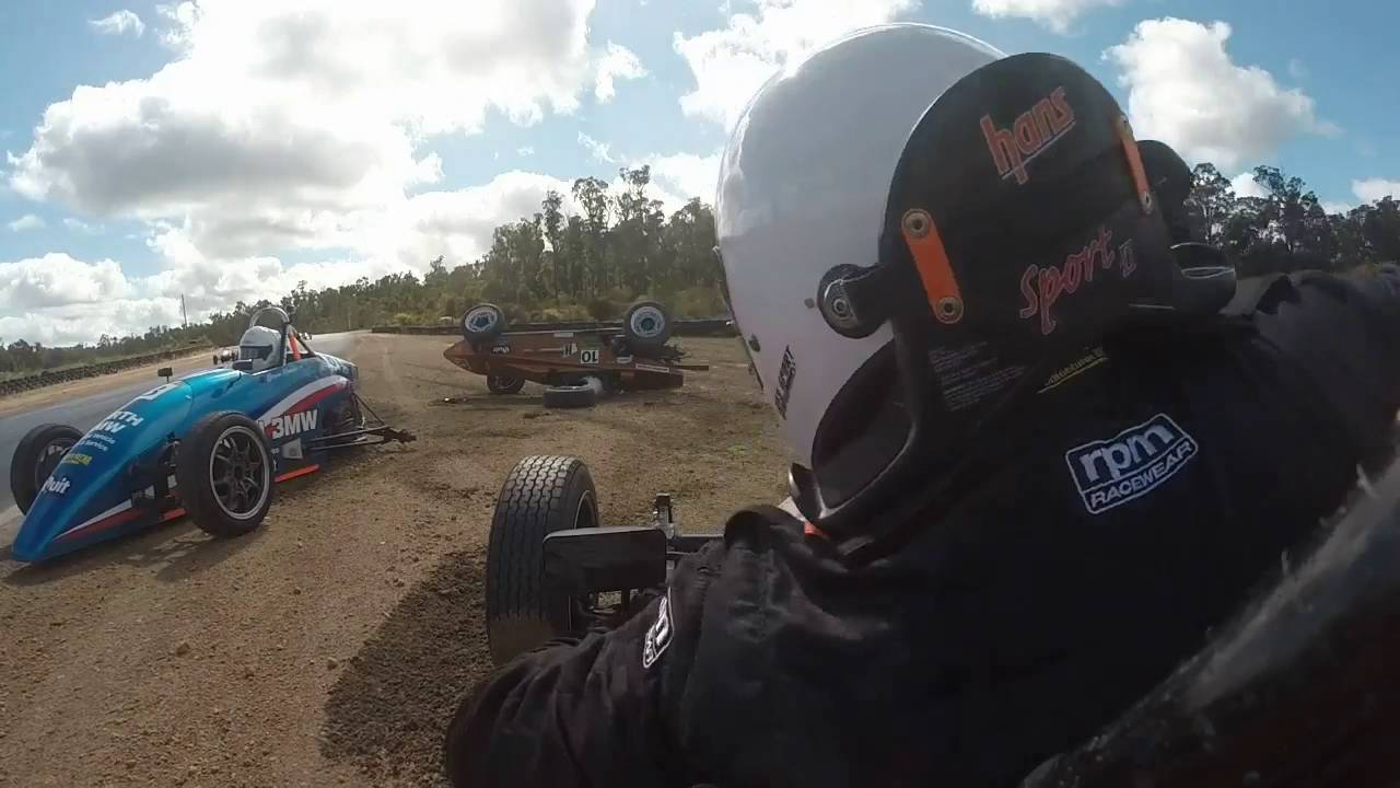 Collie Coalfields 500 Rollover Incident  2015 - Formula Vee