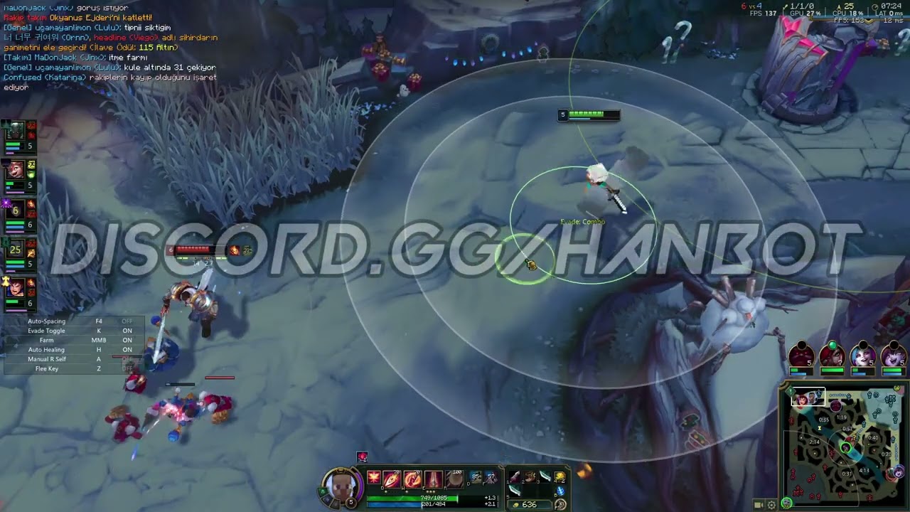 LOL HANBOT SCRIPT - FXAıo TAŞIYAMADI