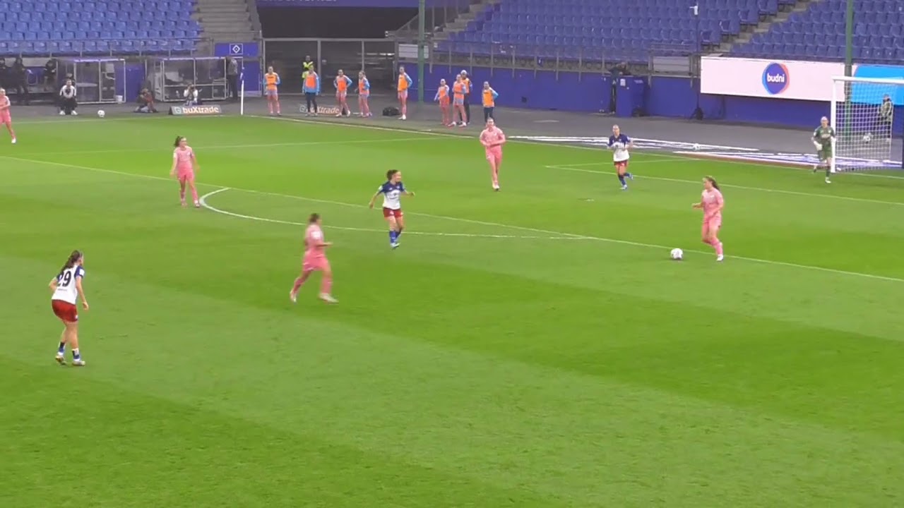 Bundesliga der Frauen  HSV Hoffenheim  am 6.10. 2025