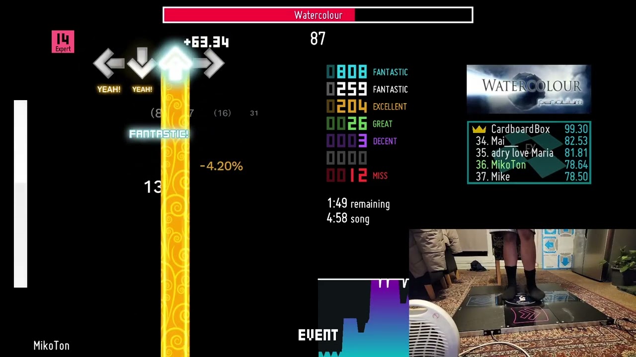 in the groove - Watercolour SX14 S RANK [92.59]