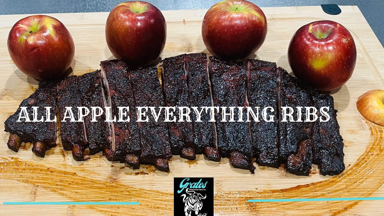 SMOKED ALL APPLE EVERYTHING RIBS