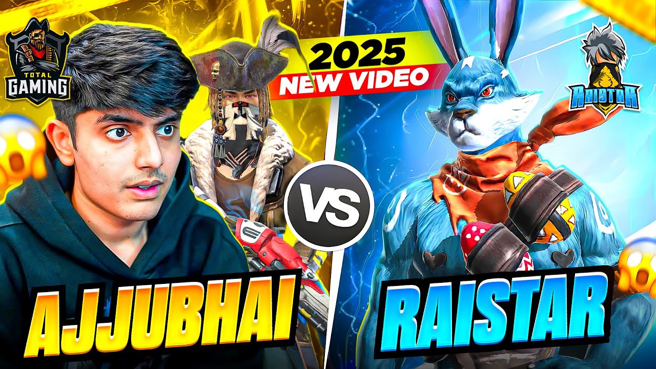 RAISTAR vs AJJUBHAI 94 | 2025 NEW VIDEO | FREE FIRE MAX 2025 🔥 TOTAL GAMING VS RAISTAR