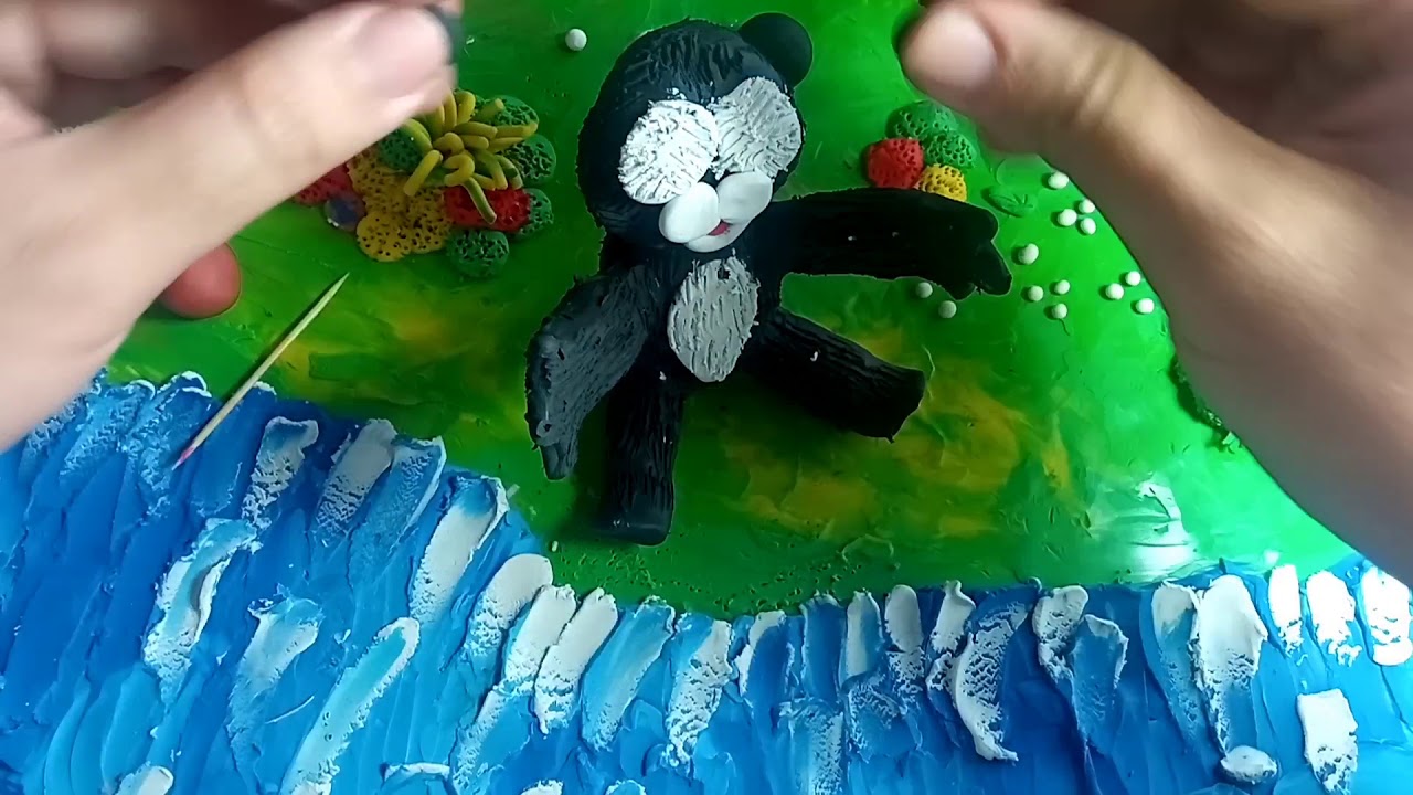 Oso de Anteojos - Plastilina