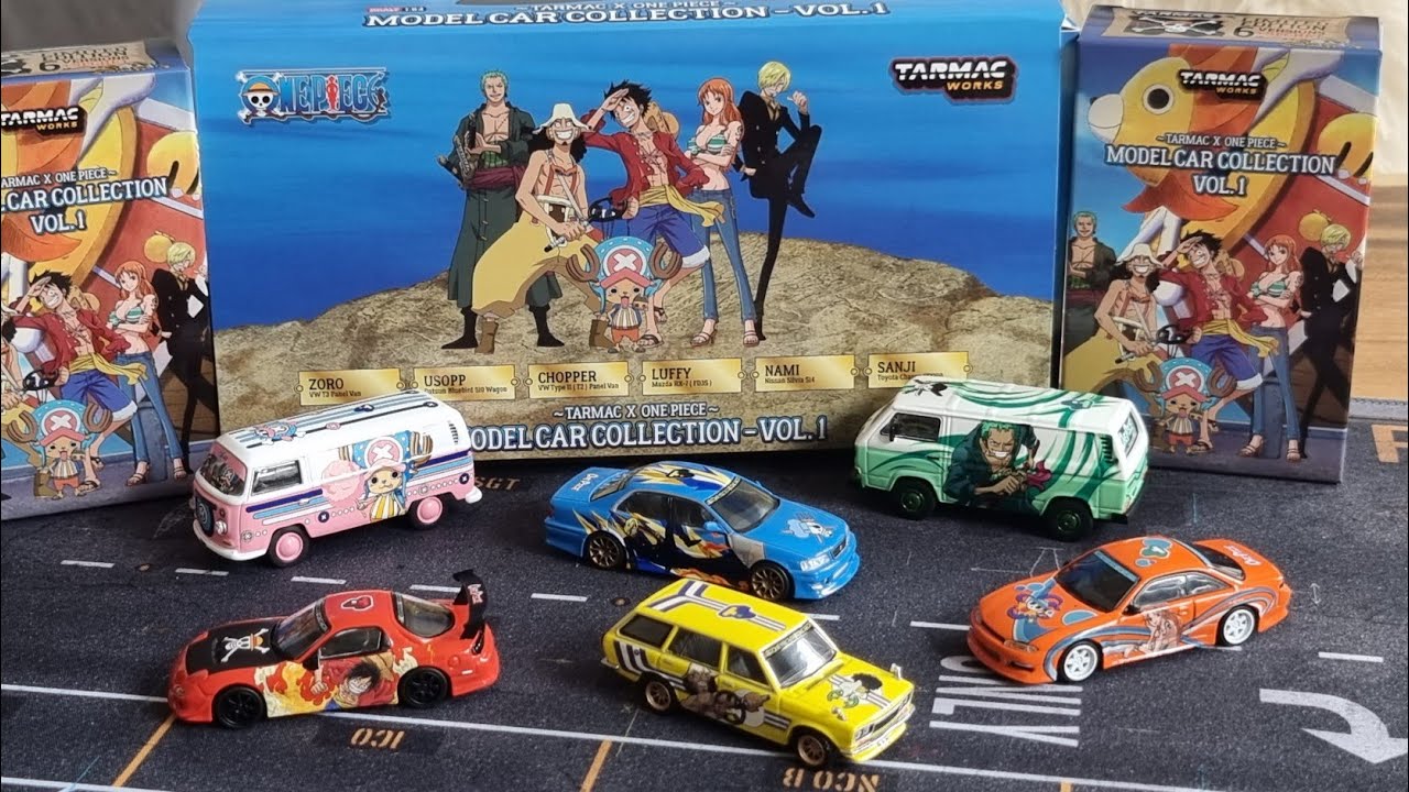 Tarmac Works X One Piece Model car collection Vol1 