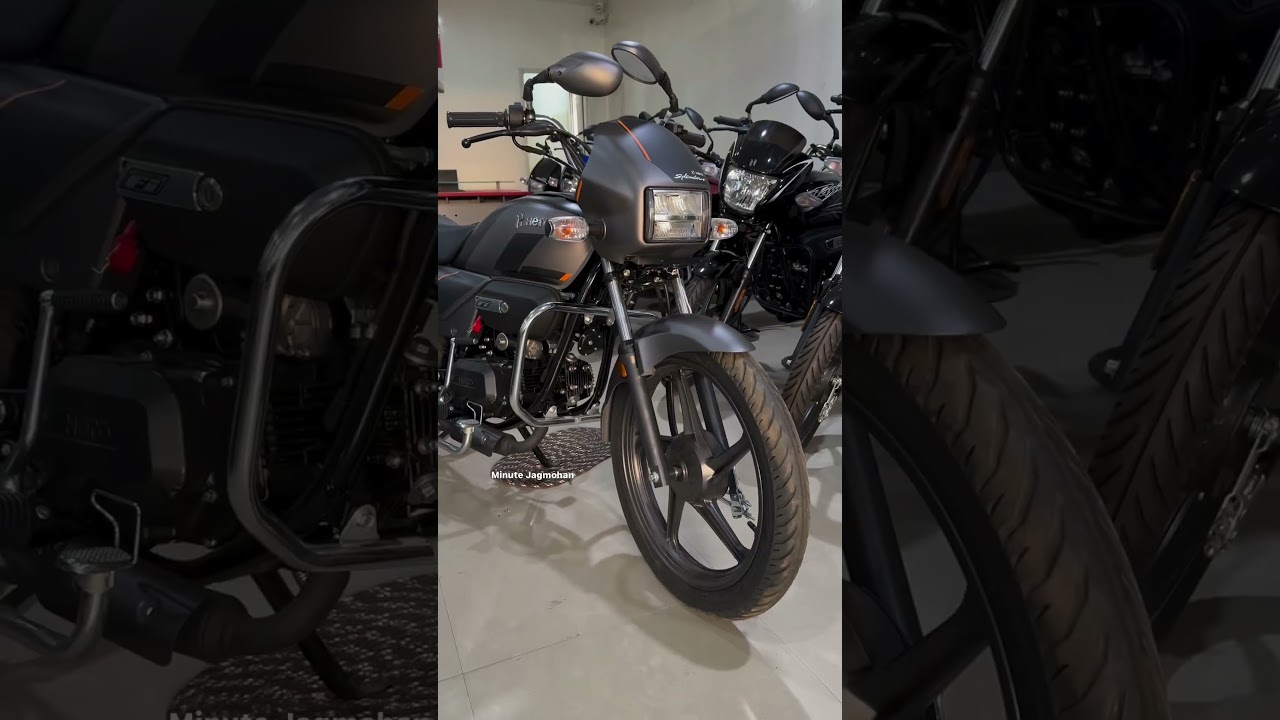 2024 Hero Splendor Xtec 2.0 Grey Color 💥| LED Light  #splendor #minutejagmohan #viral #trending