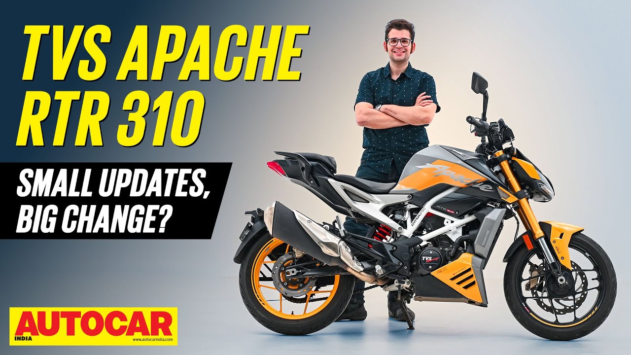TVS Apache RTR 310 - Small updates look to make a big change | Road Test | @Autocar India