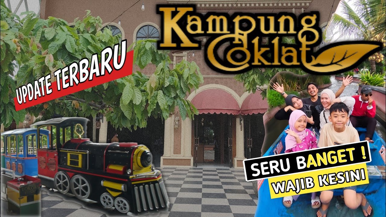 Kampung Coklat Blitar 🍫 Tiket 20Ribu❗ Wahana Lengkap & Seru Buat Keluarga
