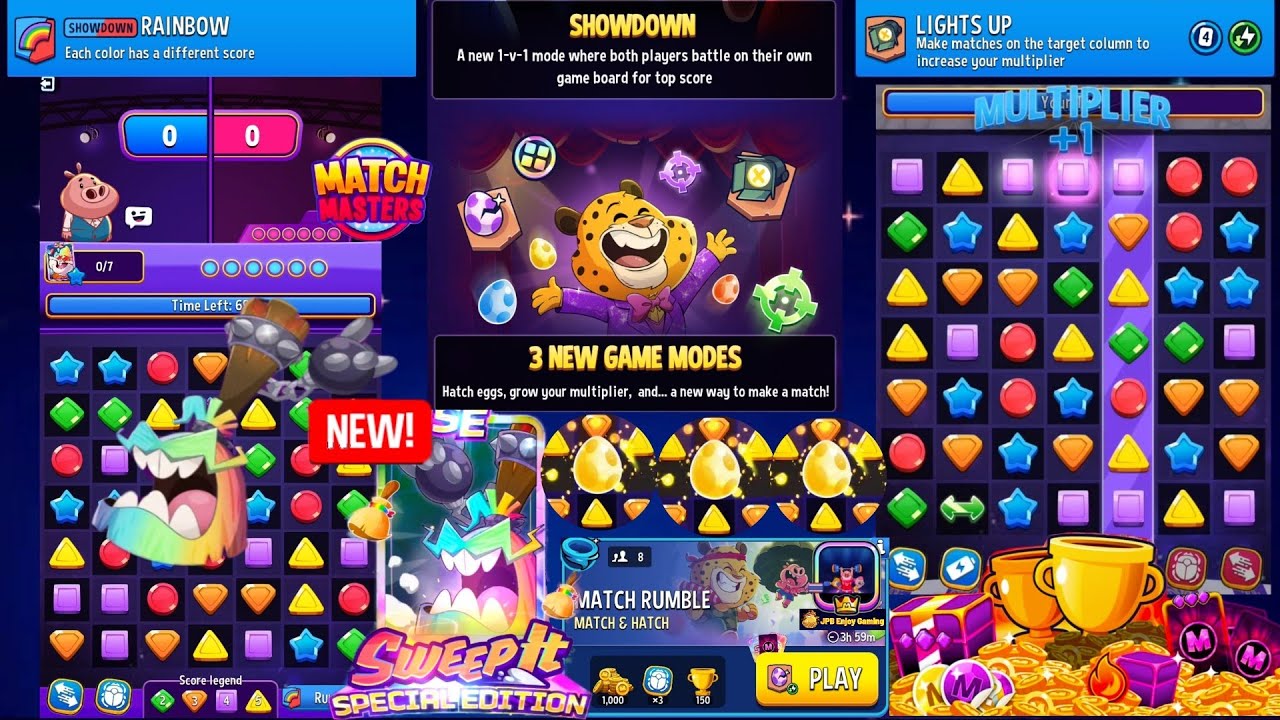 New Update/~NEW Game Modes~/ New SE Booster Match Masters/Match Rumble