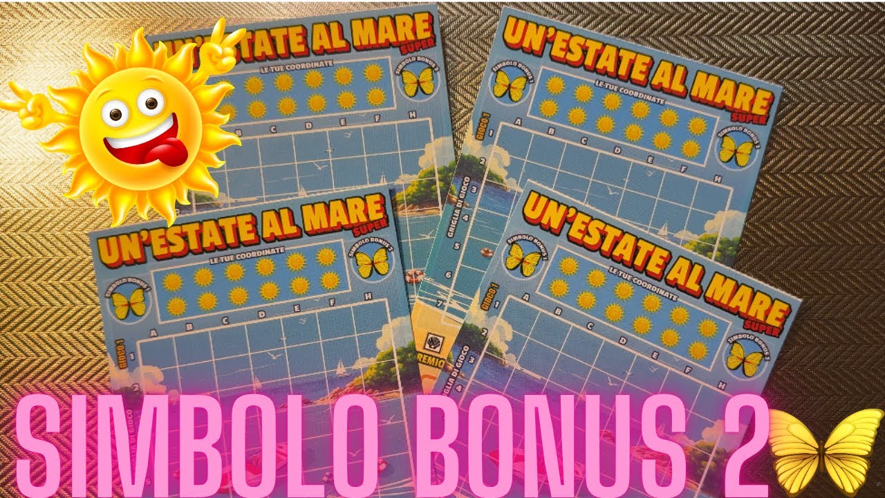 Ho trovato il simbolo bonus 2 🤑💥🥳🌞🌊#grattaevinci