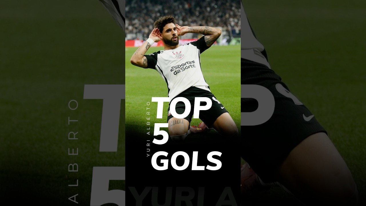 O top 5️⃣ gols de Yuri Alberto na temporada. ⚽️E a&iacute;, Fiel, concordam com o ranking? 👀