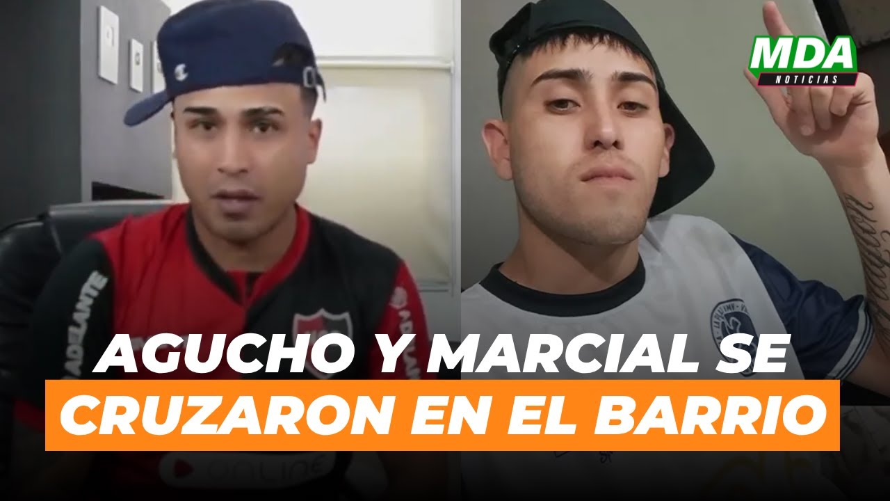 AGUCHO y MARCIAL se CRUZARON en el BARRIO y PASÓ ESTO