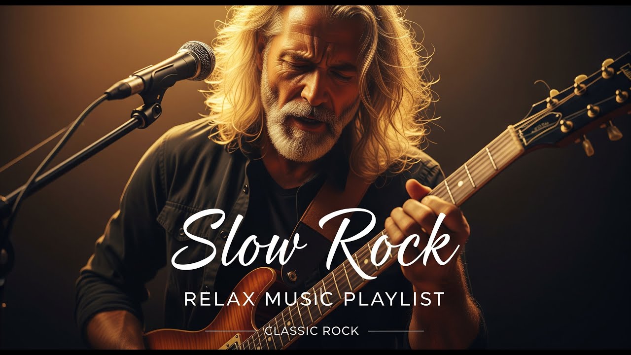 Romantic Slow Rock Ballads | Relaxing Rock Music for Study, Sleep and Peaceful Nights