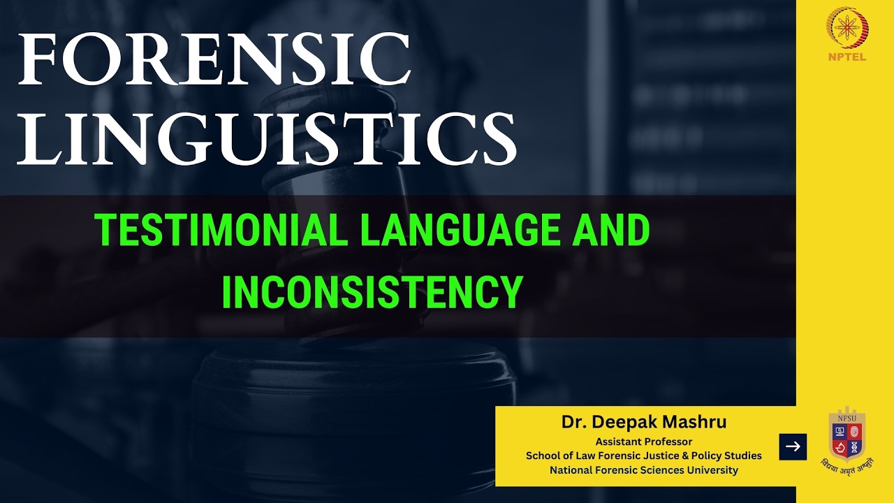 Testimonial Language and Inconsistency