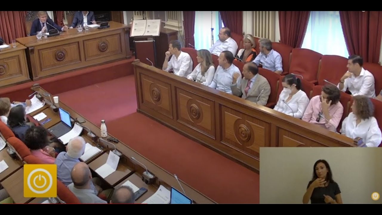 Pleno Extraordinario de Septiembre 2022 del Ayuntamiento de Badajoz